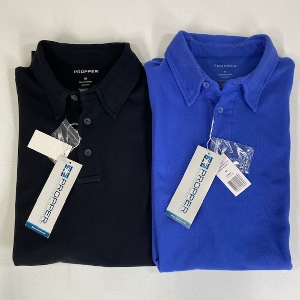 Propper Classic Polo Short Sleeve Tactical Uniform‎ Work Shirt Lot of 2 Medium